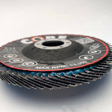 Flap Discs (Fiberglass) Reg. Density Type 27 – 4-1/2 x 7/8 36 Grit